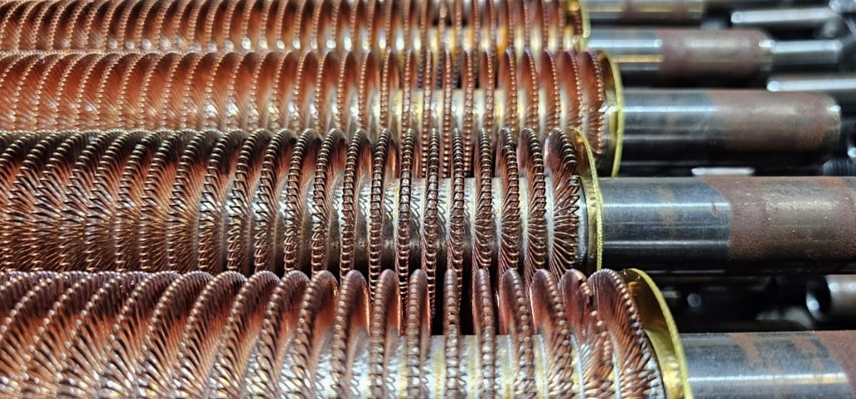 A photo of wire wound tubes